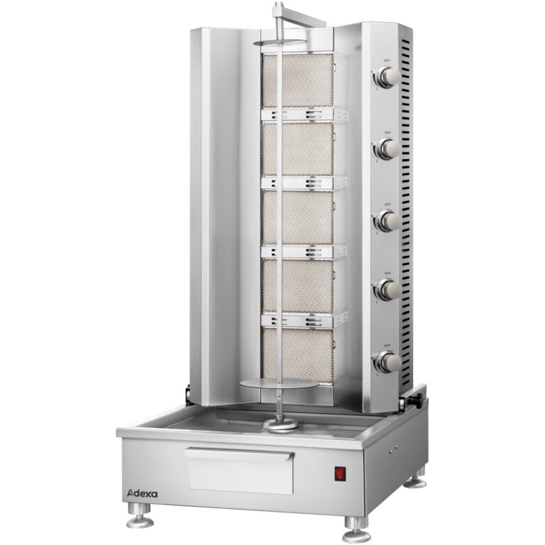 Natural Gas Doner Kebab & Shawarma Grill – 5 Burners, 1245mm High