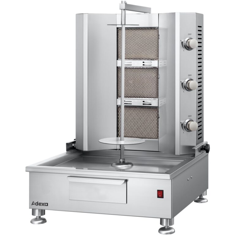 Natural Gas Doner Kebab & Shawarma Grill – 3 Burners, 870mm High