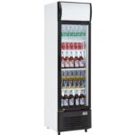 Glass door drinks display fridge BRVLG232B