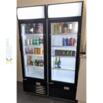 Glass door drinks display fridge BRVLG232B image 3