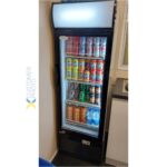 Glass door drinks display fridge BRVLG232B image 2