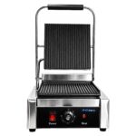 Commercial Panini & Sandwich Grill – 240 × 240mm Ribbed Plates, 1.8kW for Cafés – view 2