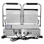 Double Panini & Burger Contact Grill – 480 × 230mm Ribbed Plates, 3.6kW for Takeaways – view 5
