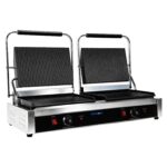 XXL Double Panini & Sandwich Press – 2 × 345 × 235mm Plates, 4.4kW for Cafés & Takeaways – view 1