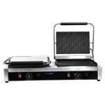 XXL Double Panini & Sandwich Press – 2 × 345 × 235mm Plates, 4.4kW for Cafés & Takeaways – view 3