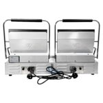 XXL Double Panini & Sandwich Press – 2 × 345 × 235mm Plates, 4.4kW for Cafés & Takeaways – view 5
