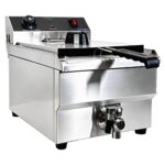 13L Commercial Electric Deep Fat Fryer – 3kW with Oil Drain Tap