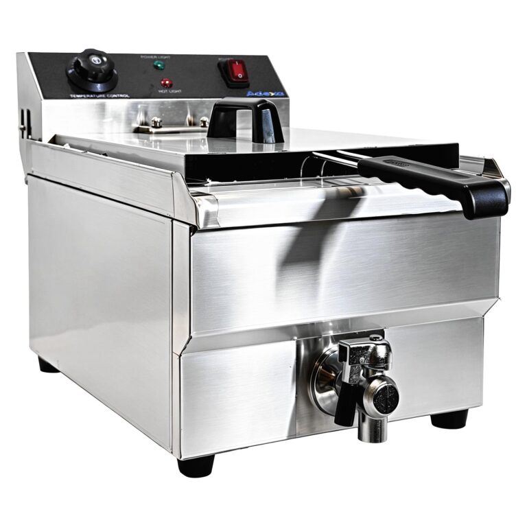 13L Commercial Electric Deep Fat Fryer – 3kW with Oil Drain Tap