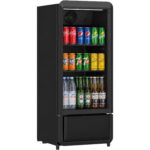 Glass door drinks display fridge BRVSC200BLACK