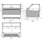 Refrigerated deli counter – supplier range view