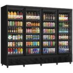 V-MAX 4 Door Upright Bottle Cooler Display Fridge – Commercial Chiller