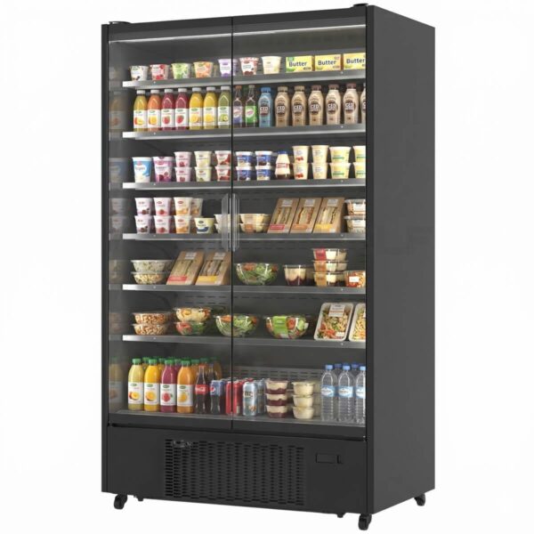 V-MAX Double Door Tall Upright Display Chiller