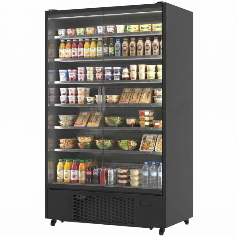 V-MAX Double Door Tall Upright Display Chiller