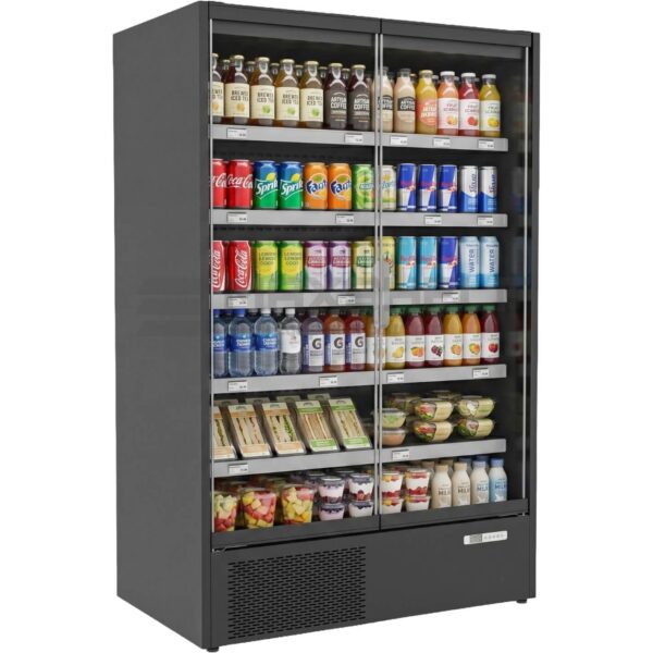 V-MAX CHILLERDOUBLE two glass door self-contained display chiller