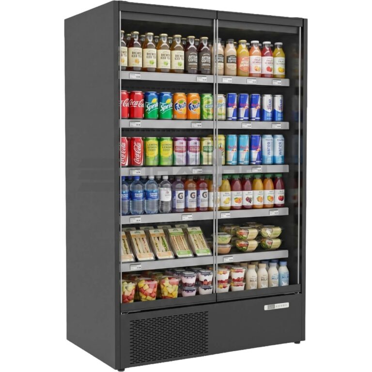 V-MAX CHILLERDOUBLE two glass door self-contained display chiller