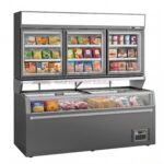 V-MAX Triple Door Wall-Site Top Case Combi Freezer