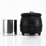 Commercial Soup Kettle Warmer – 10L Black, 400W | BRVVICSWQ10 – view 2