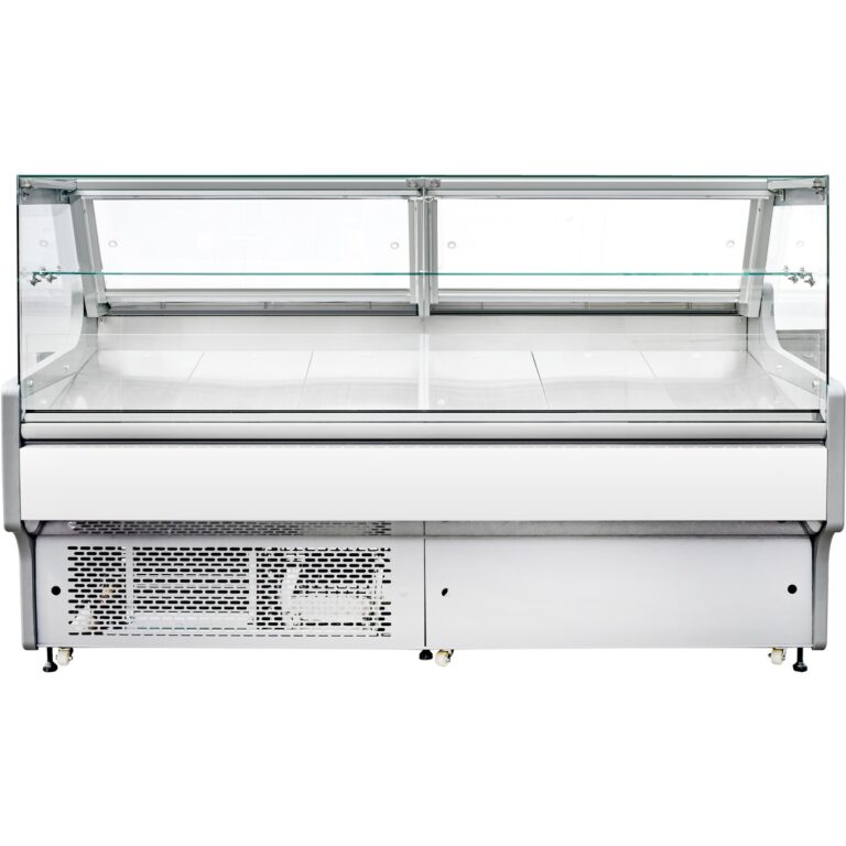 Café & Restaurant Deli Display Fridge – 1955mm White Serve Over Counter | BRVBLUEL132