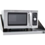 Commercial Microwave Wall Shelf – 600 × 450mm Stainless Steel | BRVWHMS450X600