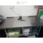 Commercial Kitchen Prep Table – 1200 × 600mm Stainless Steel Top with Upstand | BRVWT60120GB – view 2
