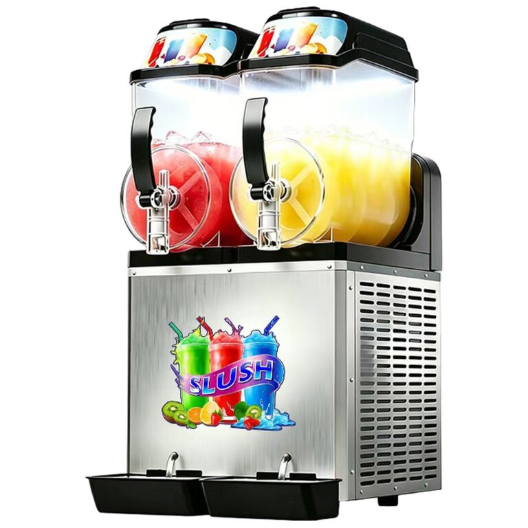 24L Twin Tank Slush Machine – Café, Bar & Takeaway Drinks | BRVZBGM212