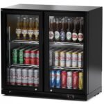 Commercial back bar bottle cooler