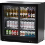 Commercial back bar bottle cooler