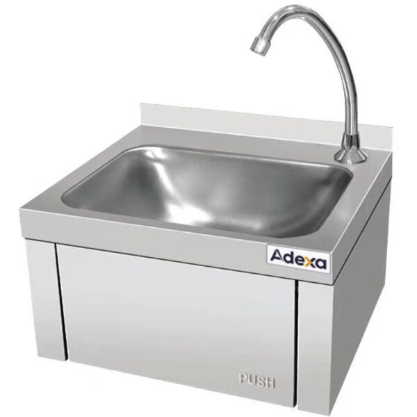 Commercial Knee Operated Hand Wash Basin – 400 × 300mm | BRVYLS43A