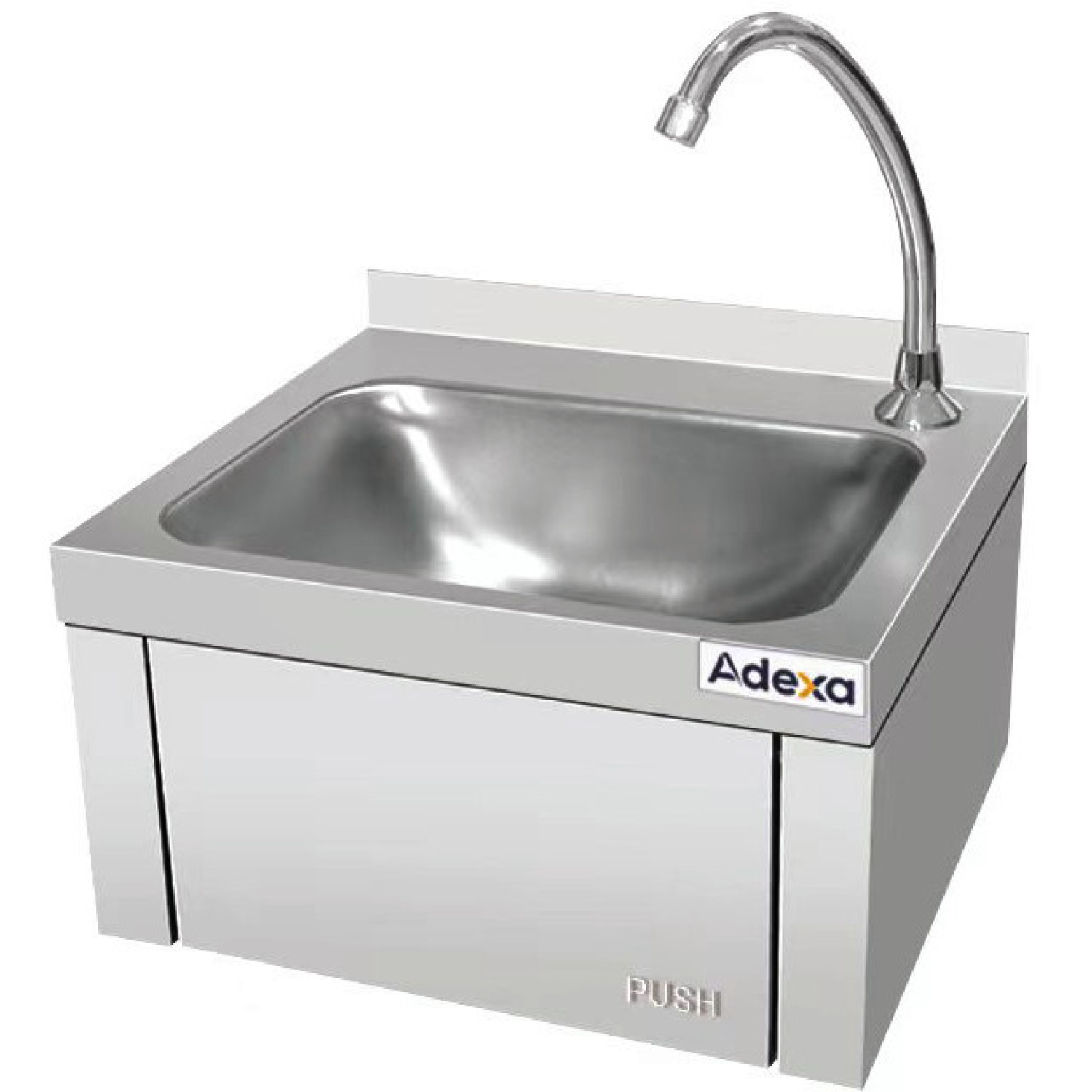 commercial-hand-wash-sink-knee-control-stainless-steel-adexa-yls43a-1500x1500-1.jpg Commercial Knee Operated Hand Wash Basin – 400 × 300mm | BRVYLS43A