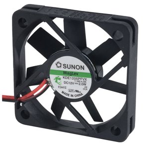 Sunon fan motor — representative range image